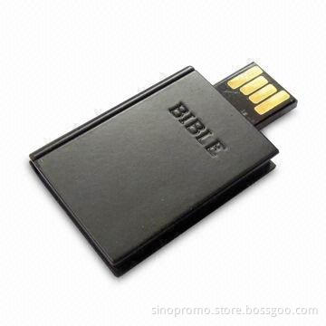 Bible Book USB Flash Stick, Various Colors Available, Measuring 33.5 x 23.5 x 4.5mm